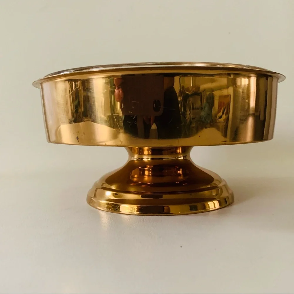 Mid century crudités dish